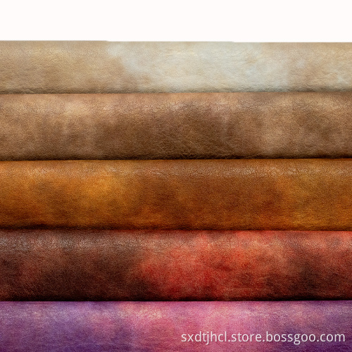 Double-color Fancy PU Leather